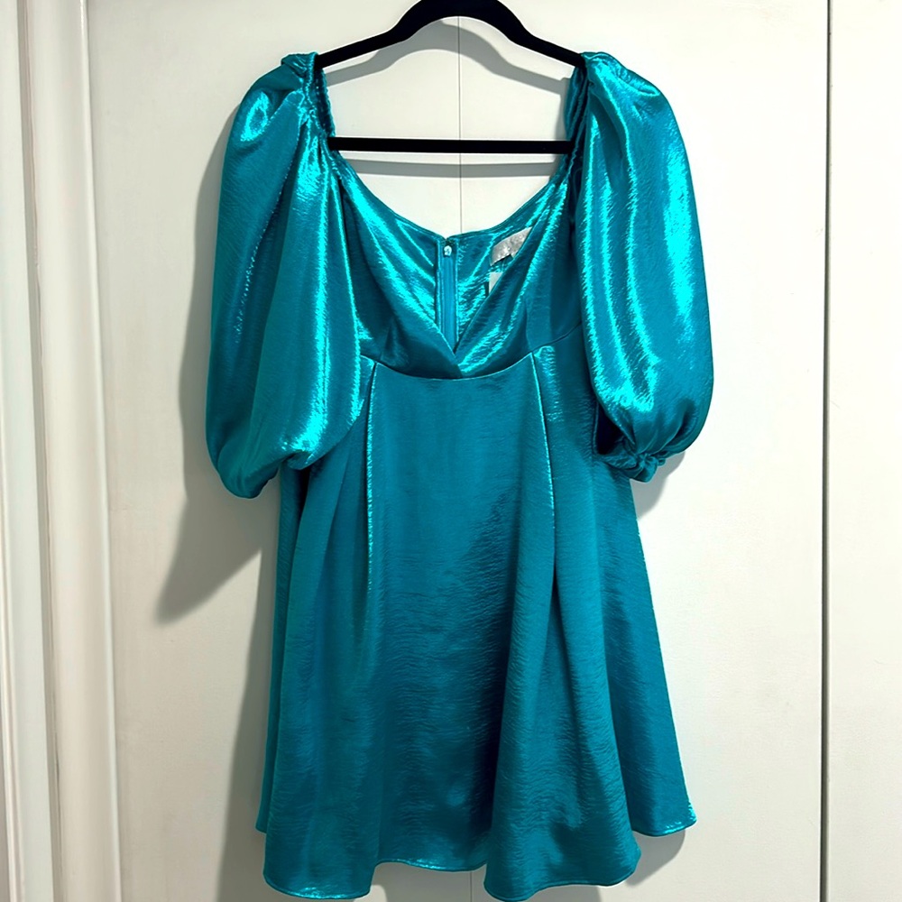 Caroline Constas Babydoll Mini Dress